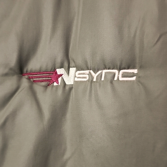 Ultra Force MA-1 Military Bomber Jacket NSYNC Embroidered Front Back Graphic - Picture 2 of 9